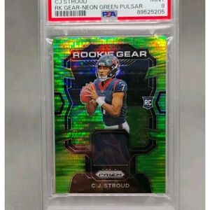 Panini Rookie Gear Card - Vibrant Green